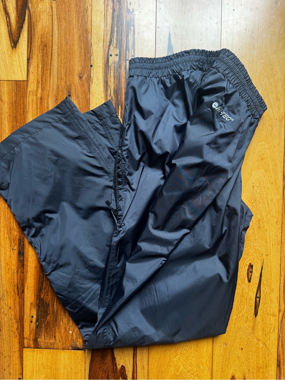 Hi-Tec Men's Black Lightweight Rain Pants Like New Medium